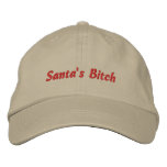 Santa's Bitch Cap / Hat embroidered hats