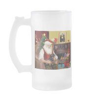 Santa's black / tan  Dachshund (#16) Mug