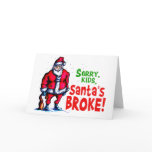 Santa's Broke cards