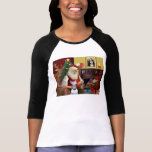 Santa's Bull Terrier (white) Tshirts