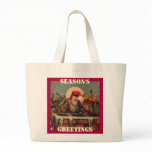 Santa's Chimney tote bag