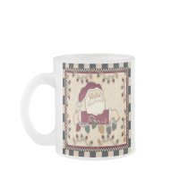 Santas Christmas Light Bulbs Mug
