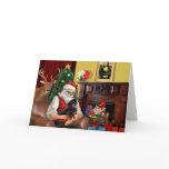 Santa's Dachshund (BT) cards