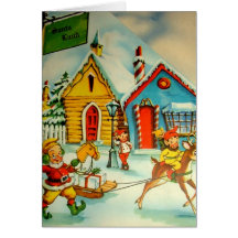 Santa's Elves Card