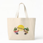 Santa's Farewell Canvas Bags