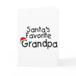 Santas Favorite Grandpa Greeting Cards
