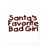 Santas Favourite Bad Girl Postcards