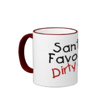 Santas Favourite Dirty Girl Coffee Mug