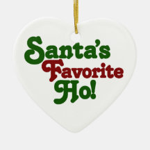Santas favourite ho christmas ornaments