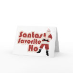 Santas Favourite Ho Funny Christmas cards