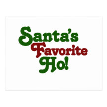Santas favourite ho post cards