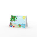Santa's Hawaiian Christmas Note Cards