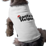 Santas Helper Black pet clothing