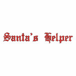Santa's Helper embroidered shirts