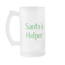 Santa's Helper Frosty Mug - Green