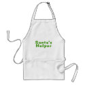 Santas Helper Green aprons