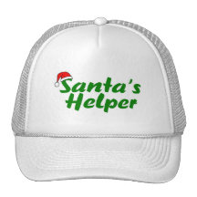 Santas Helper Green Trucker Hat