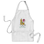 Santa's Helper - Kitten with a Santa hat Aprons