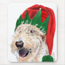 Santas Helper Labradoodle Mousepad