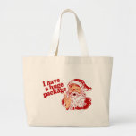 Santas Huge Package Canvas Bag