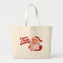 Santas Huge Package Canvas Bag
