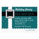 Santa's Invitation-Bl damask