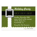 Santa's Invitation-Gr damask