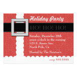 Santa's Invitation-Rd damask
