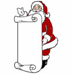 Santa's List Ornament photo sculptures