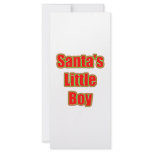 Santa's Little Boy Custom Rack Card