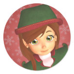 Santa's Little Elf Stickers