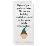 Santa's little helper. Elf Christmas gifts & tees. Rack Card Design