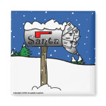 Santa's Mailbox Magnet