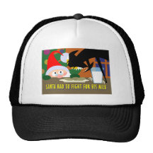 Santa's Milk Mesh Hats