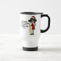 Santa's Naughty Boy List Coffee Mug