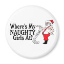 Santas Naughty Girl List magnets