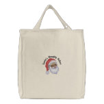 Santa's Naughty Helper embroidered bags