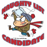 santas naughty list candidate cartoon photo sculptures