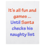Santa's Naughty List Custom Flyer