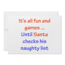 Santa's Naughty List