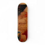 santas new ride skateboard deck
