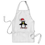 Santa's Penguin Mascot aprons