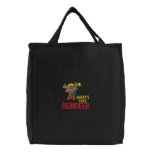 Santa's Reindeer Embroidered Bag embroidered bags