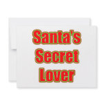 Santa's Secret Lover invitations