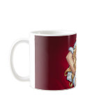 Santa's Sexy Blonde Wife in Satin Sheets by Al Rio mugs