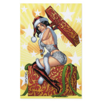 Santa's Sexy Christmas Present Pinup by Al Rio Full Color Flyer