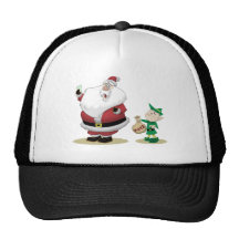 Santa's Short List Mesh Hat