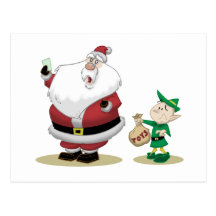 Santa's Short List Postcard