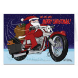 Santa's Sled Christmas Card
