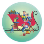 SANTA'S SLEIGH by SHARON SHARPE stickers